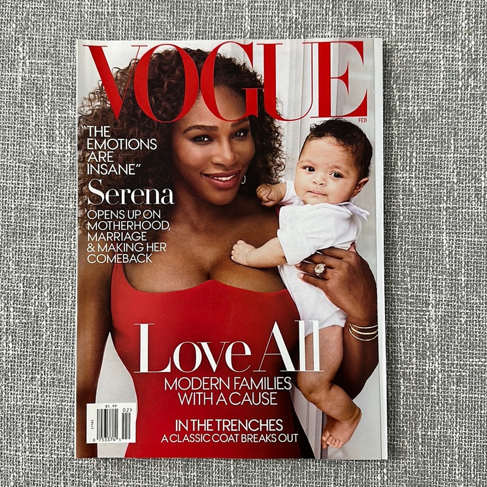 Vogue February 2018 Serena Williams Cover